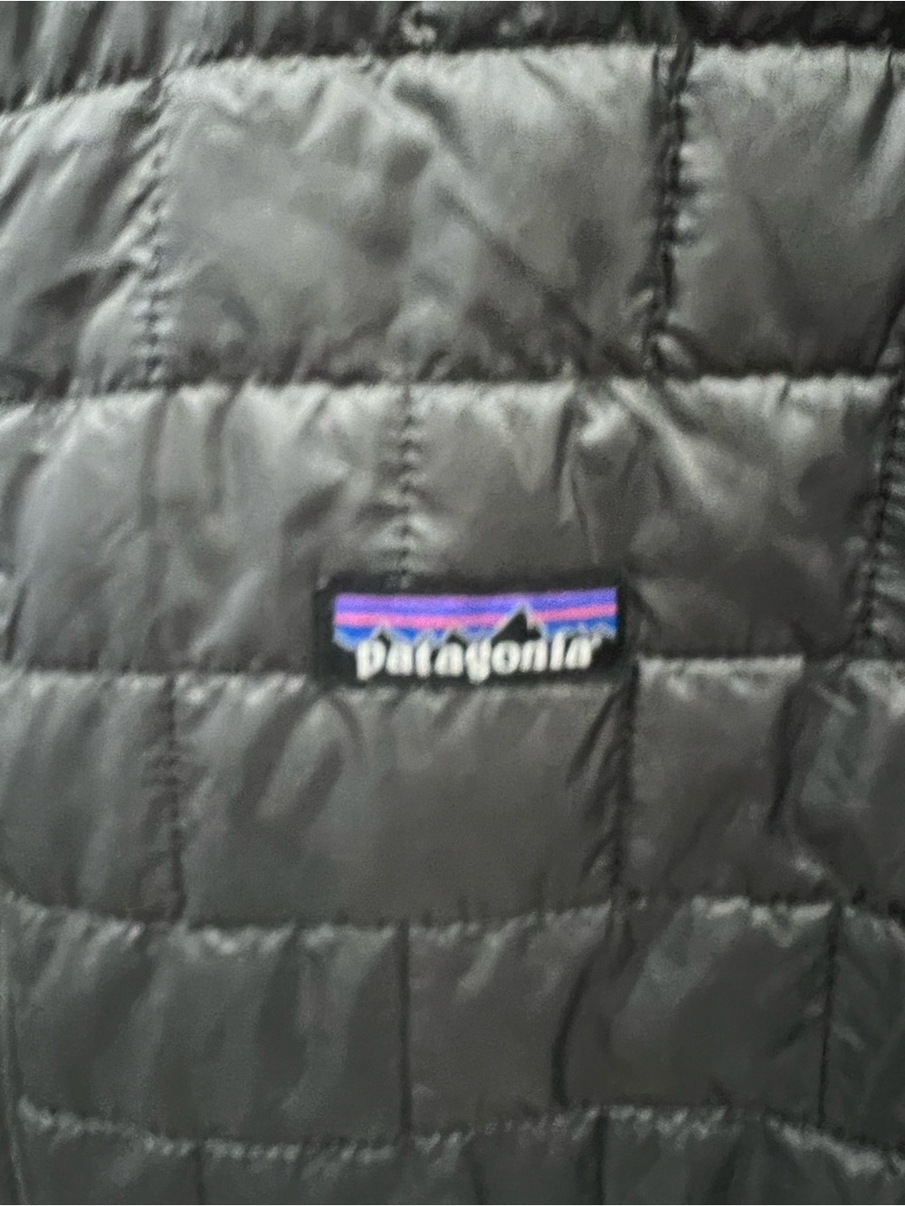 Patagonia Men’s Black Nano Puff Vest Size Large Branded - Picture 3 of 6